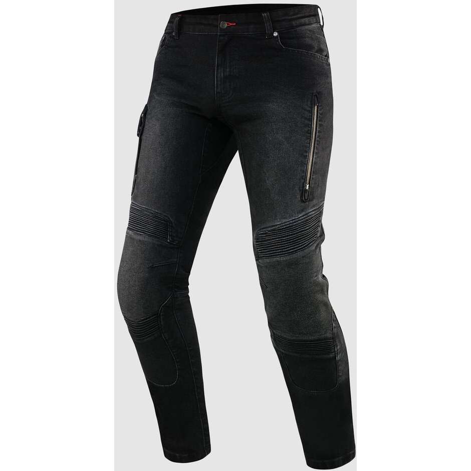 REBELHORN VANDAL DENIM Motorcycle Jeans Black - L34