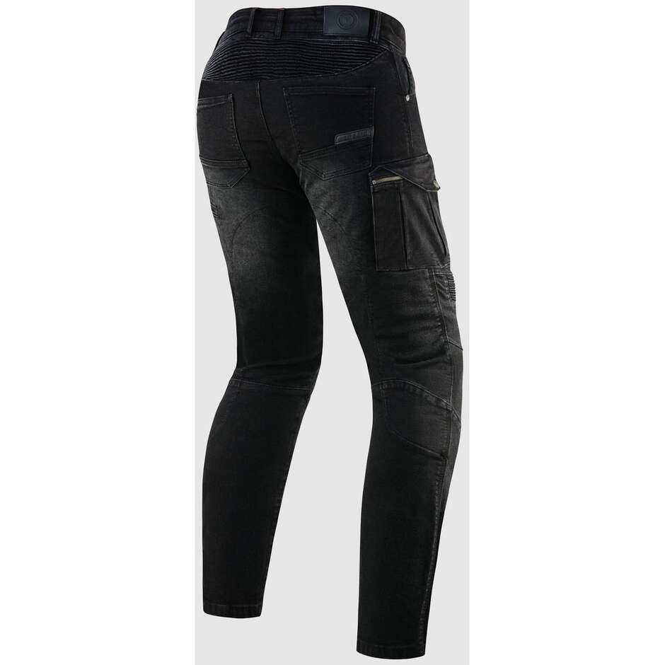 REBELHORN VANDAL DENIM Motorcycle Jeans Black - L34