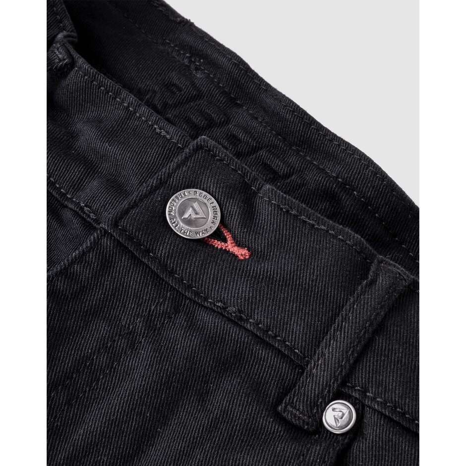 REBELHORN VANDAL DENIM Motorcycle Jeans Black - L34