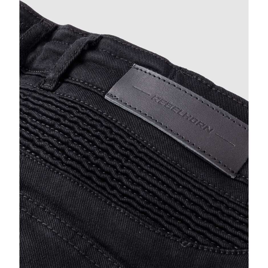 REBELHORN VANDAL DENIM Motorcycle Jeans Black - L34