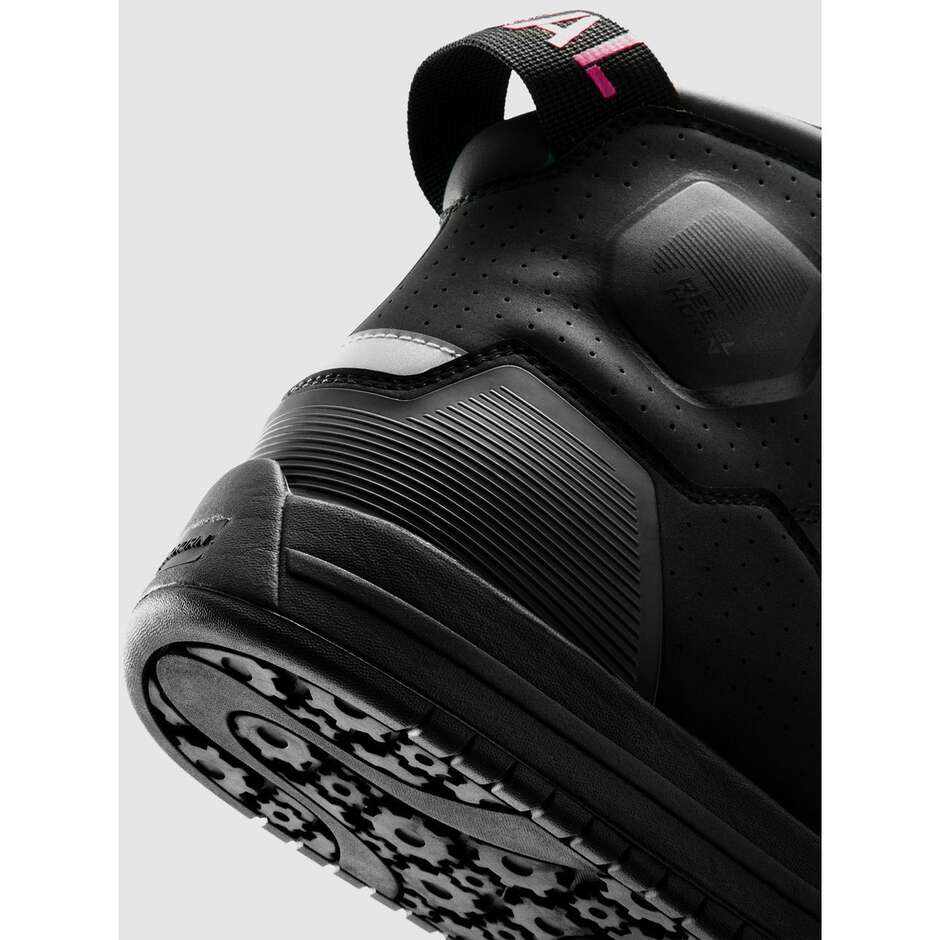 Rebelhorn VANDAL II Lady Women's Motorcycle Shoes Black Pink