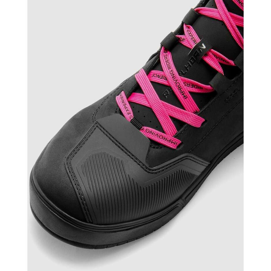 Rebelhorn VANDAL II Lady Women's Motorcycle Shoes Black Pink