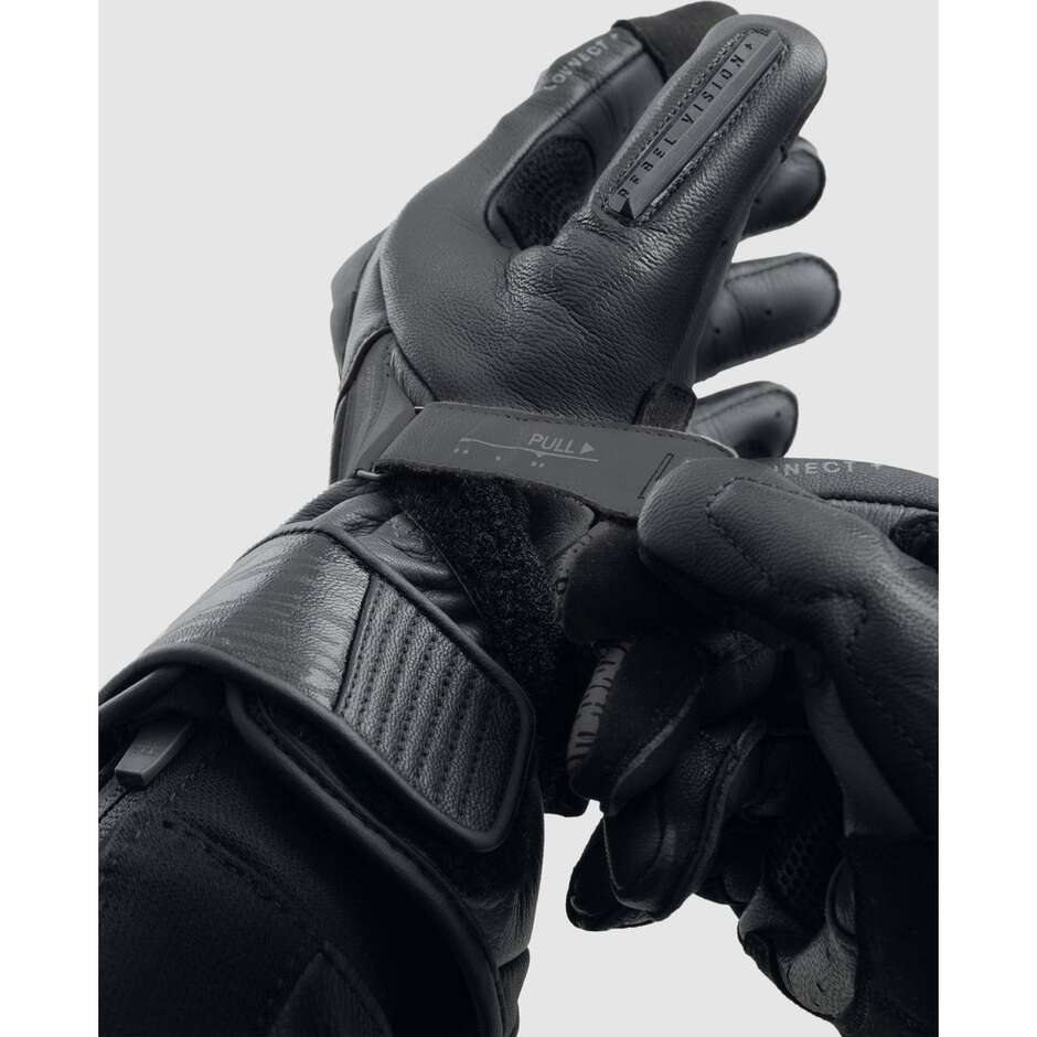 Rebelhorn VIPER Motorcycle Gloves Black