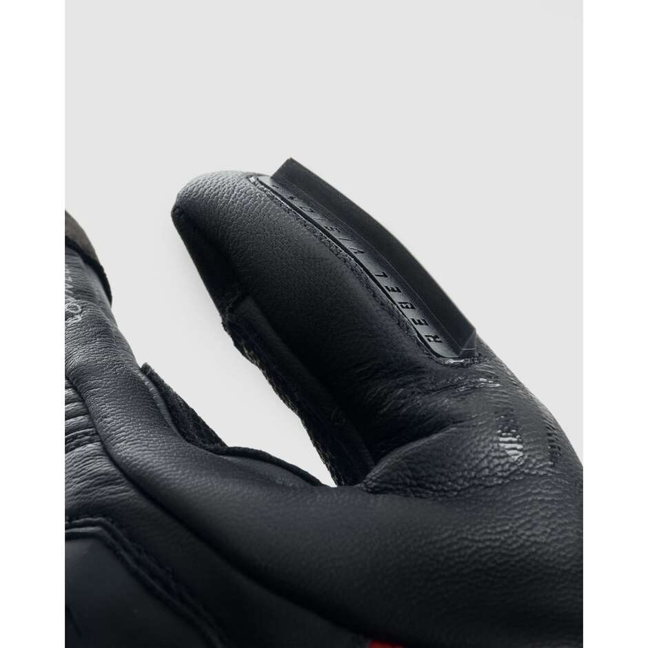 Rebelhorn VIPER Motorcycle Gloves Black