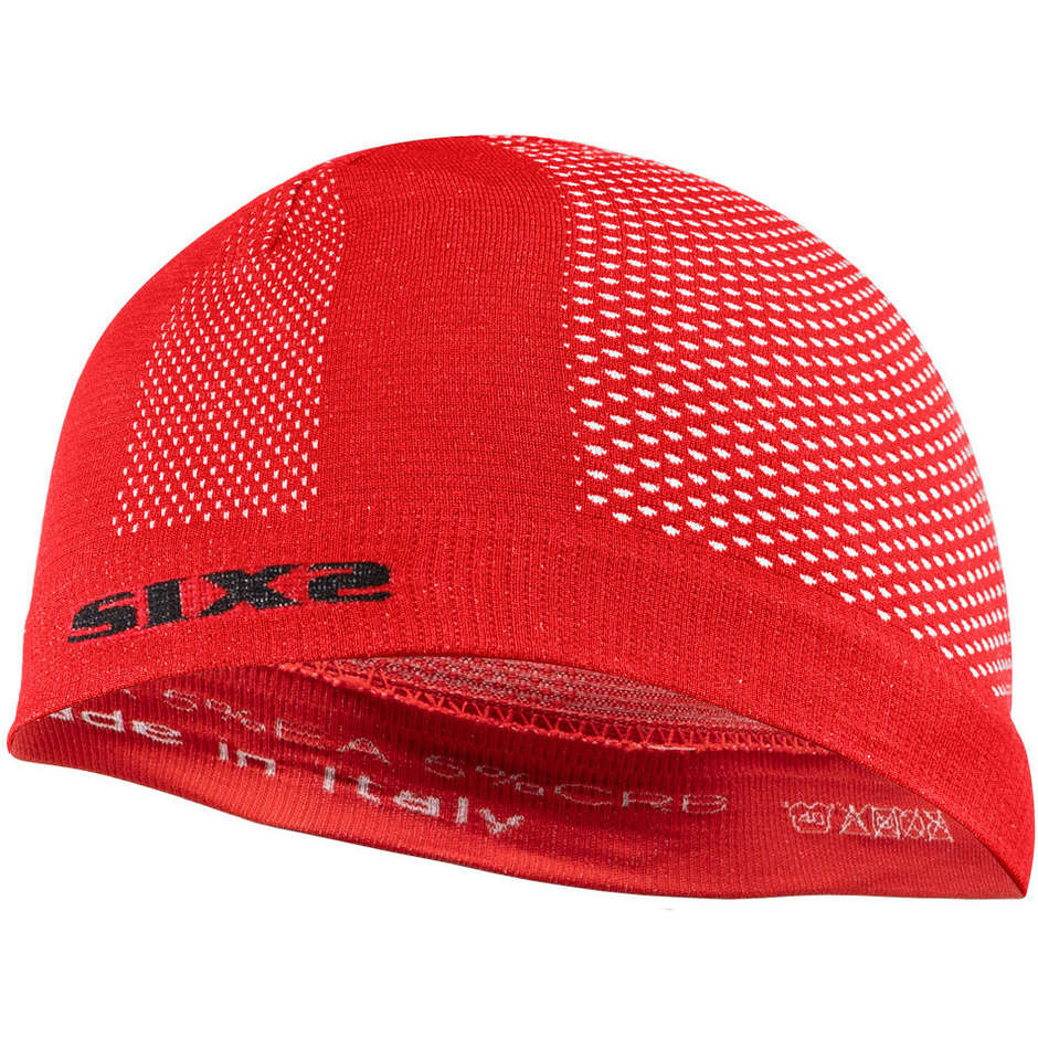 Red cap balaclava Sixs