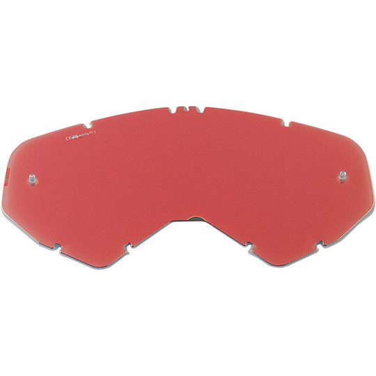 Red Scratch Moose Racing Lens For XCR Goggles
