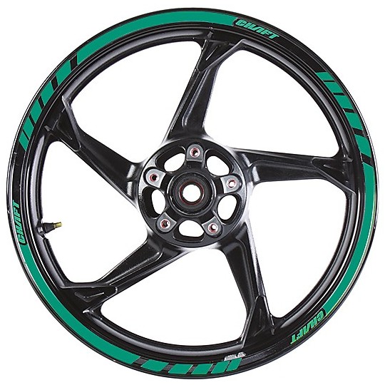 Reflective Wheel Profile Chaft Adhesive Green Color