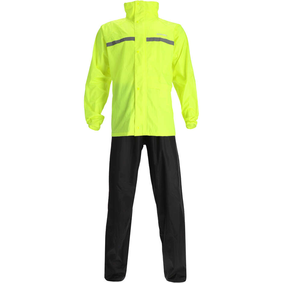 Regenanzug l Jacke + Hose Acerbis Rain Set Line Schwarz Gelb