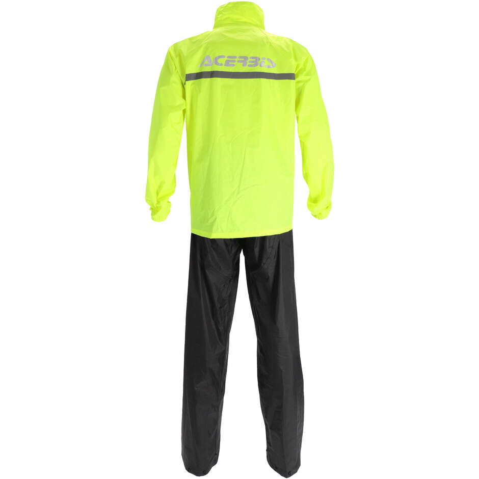 Regenanzug l Jacke + Hose Acerbis Rain Set Line Schwarz Gelb