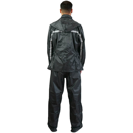Regenbekleidung Set Jacke und Hose Tj Marvin CLASSIC E31 Schwarz (2 Stück)