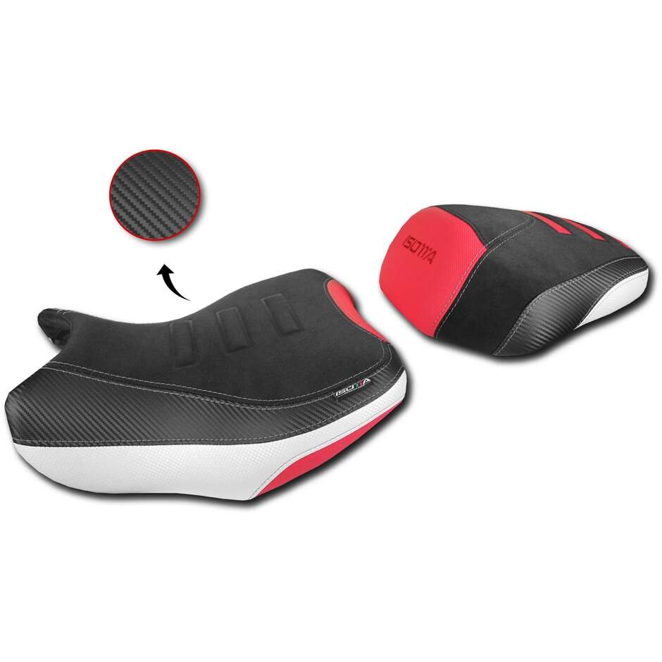 Rehausse de siège avant de 2 cm pour BENELLI TRK 702 - 702X Rouge