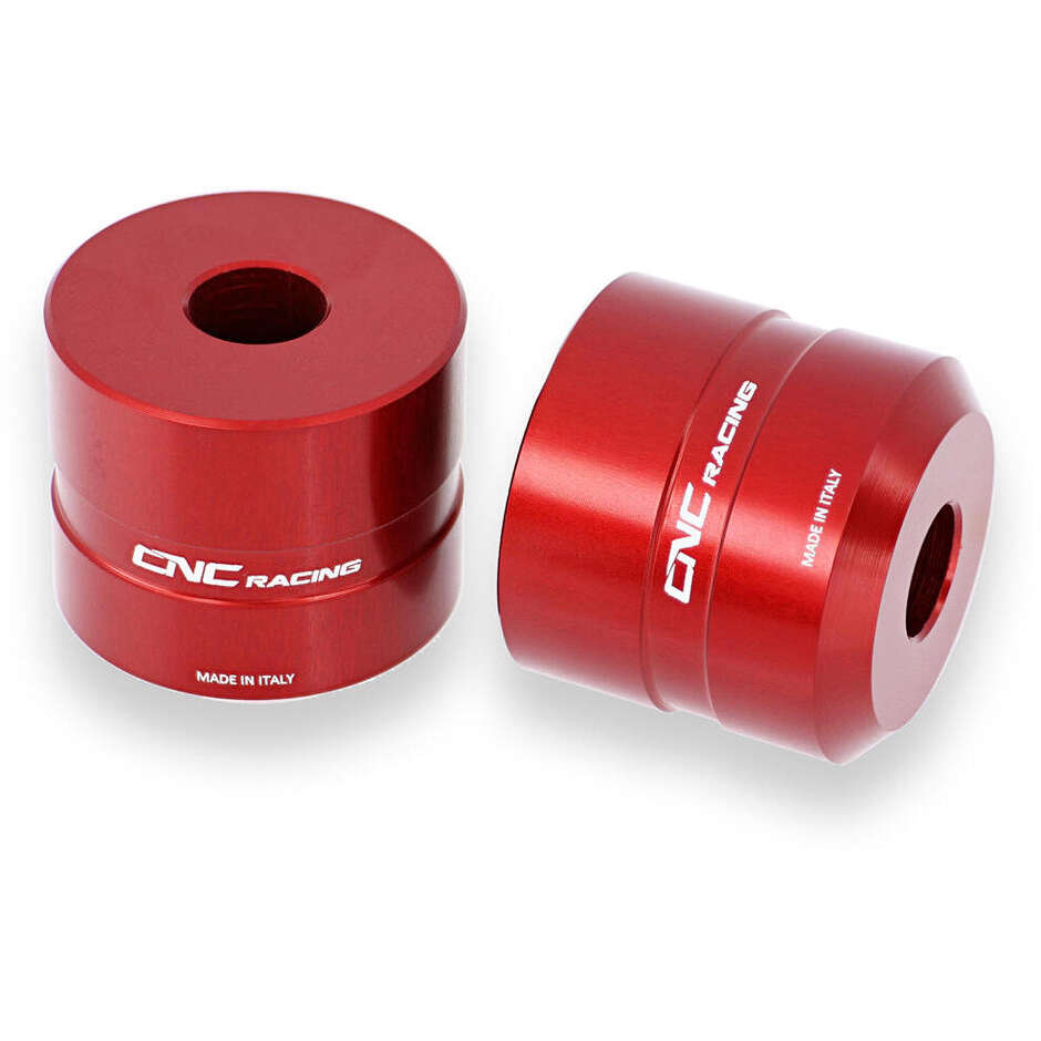 Rehausseur de guidon RM252 H 30 mm Ducati Multistrada 1200 Enduro CNC Racing Rouge