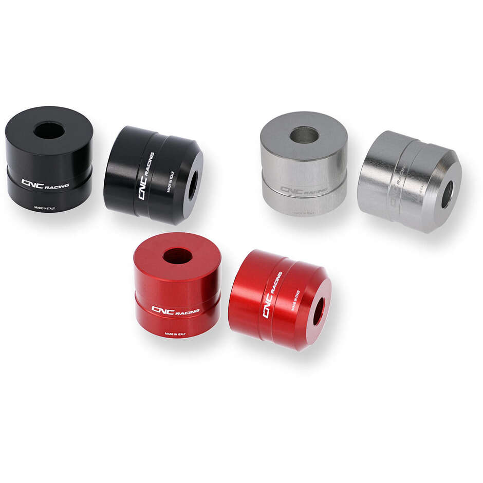 Rehausseur de guidon RM252 H 30 mm Ducati Multistrada 1200 Enduro CNC Racing Rouge