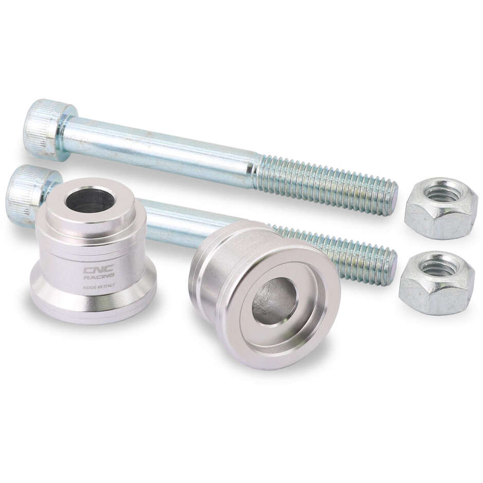 Rehausseur de guidon RM259 H 20 mm Ducati Monster 937 Streetfighter V2 V4 CNC Racing Silver
