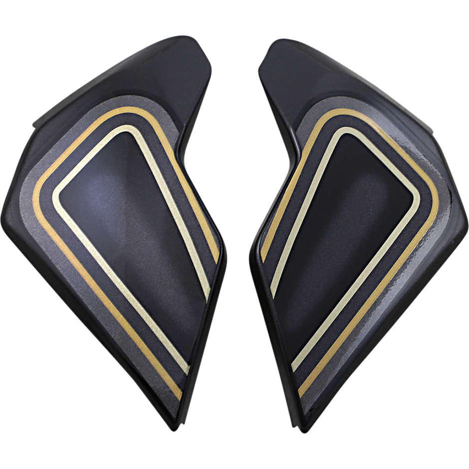 Replacement External Plates for ICON AIRFLITE EL CENTRO Black Helmets