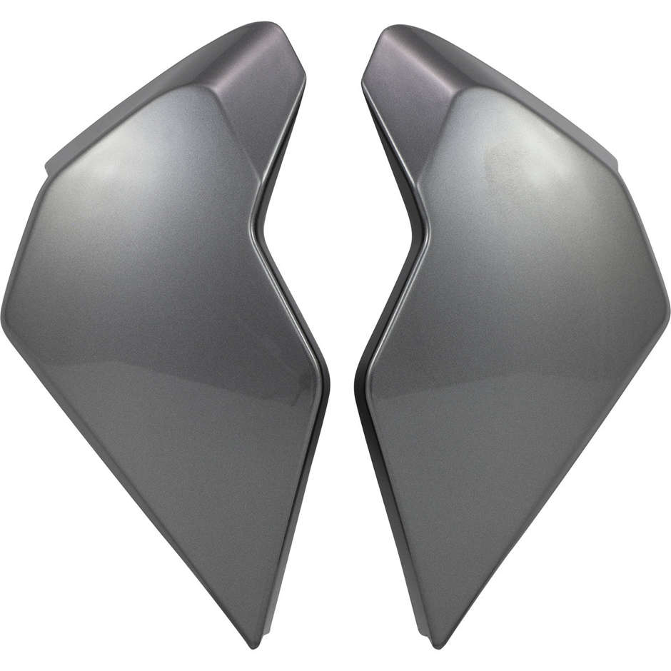 Replacement External Plates for ICON AIRFLITE MIPS JEWEL Silver Helmets