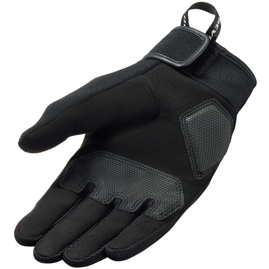 Rev'it ACCESS Fabric Motorcycle Gloves Black White