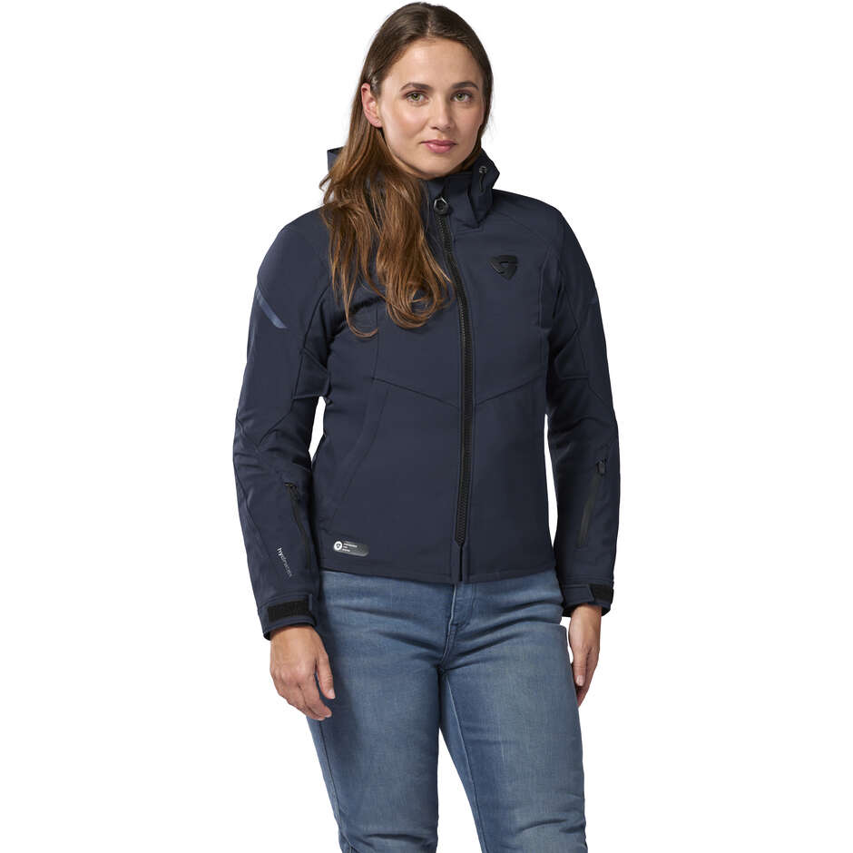 Rev'it Afterburn 2 H2O Ladies Motorcycle Jacket, Dark Blue