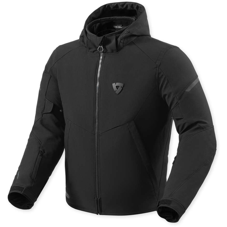 Rev'it Afterburn 2 H2O Motorradjacke Schwarz