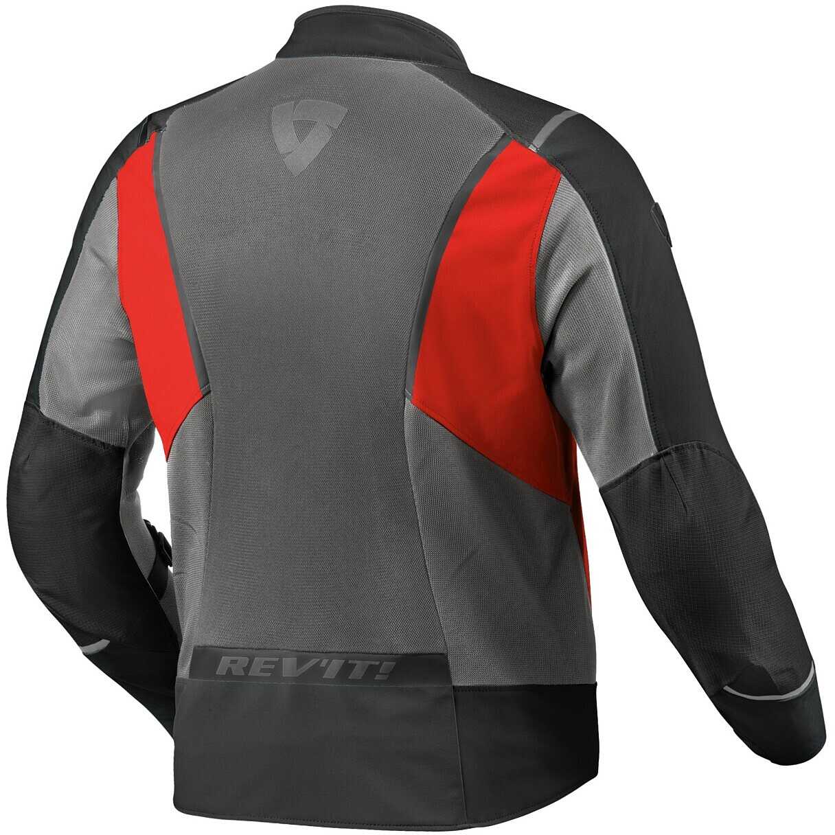 Rev'it AIRWAVE 4 Anthracite Red Perforated Motorcycle Jacket For Sale ...