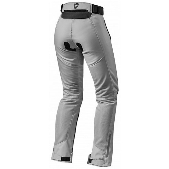 Rev'it Airwave Fabric Women's Trousers 2 Stretched Silver Lady