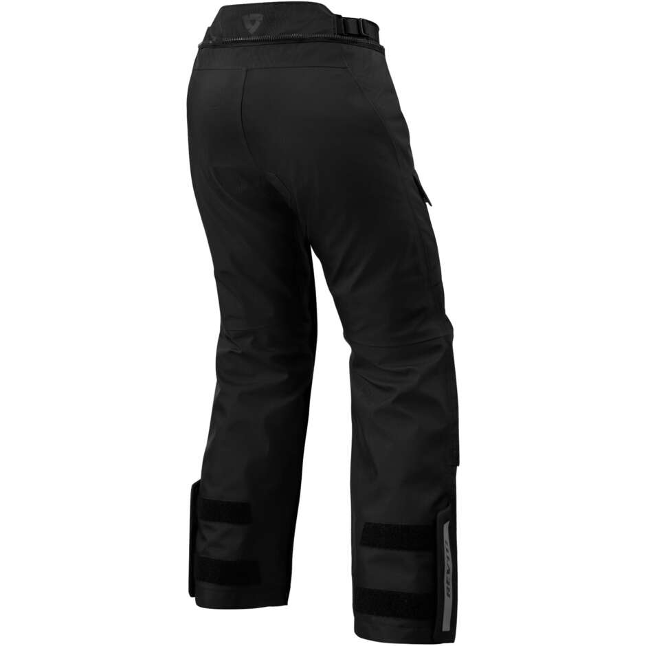 Rev'it ALPINUS GTX Motorcycle Fabric Pants Black - SHORT