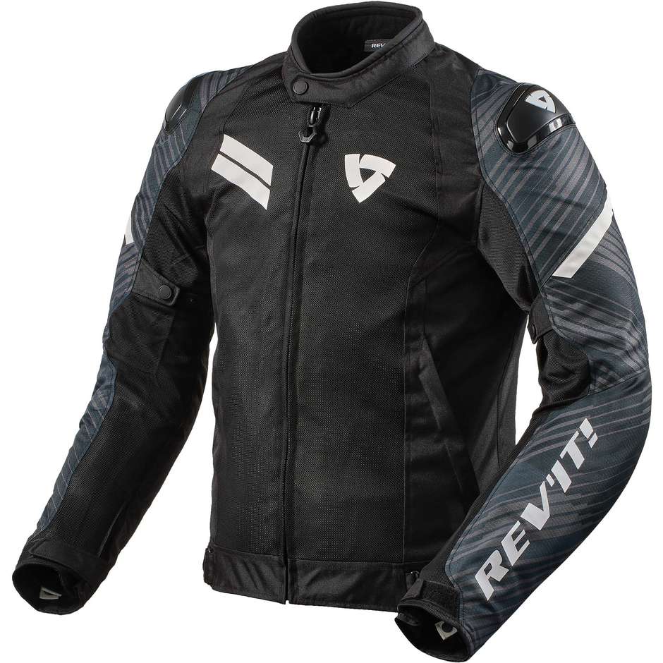Rev'it APEX AIR Sport Motorcycle Jacket Black White