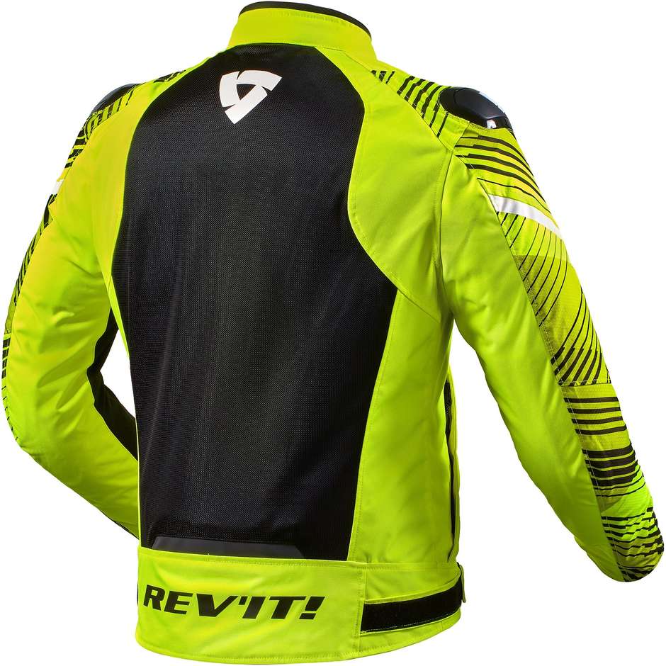 Rev'it APEX AIR Sport Motorcycle Jacket Yellow Neon Black