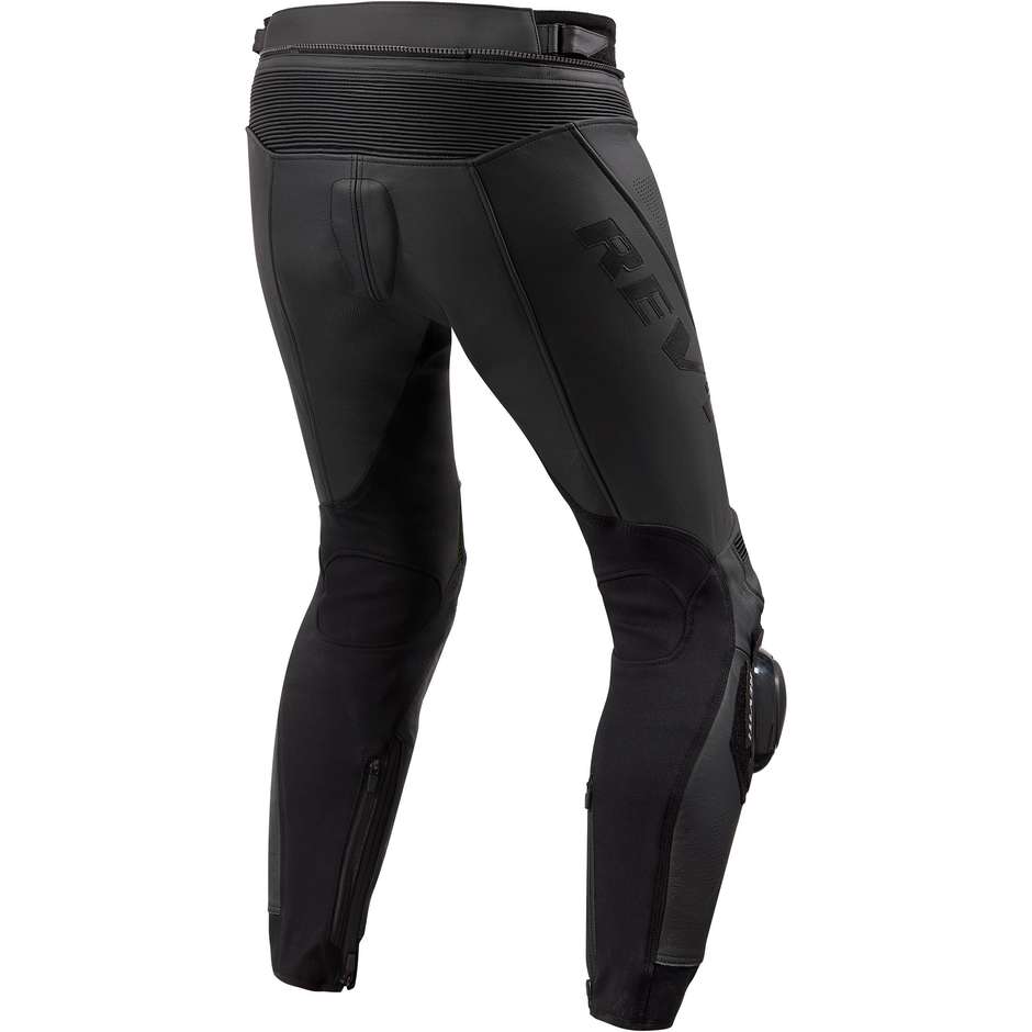 Rev'it APEX Black Shortened Motorcycle Leather Pants