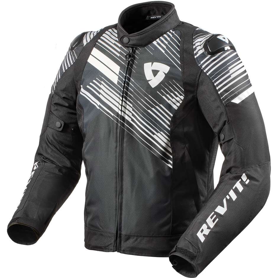 Rev'it APEX TL Sport Motorcycle Jacket Black White