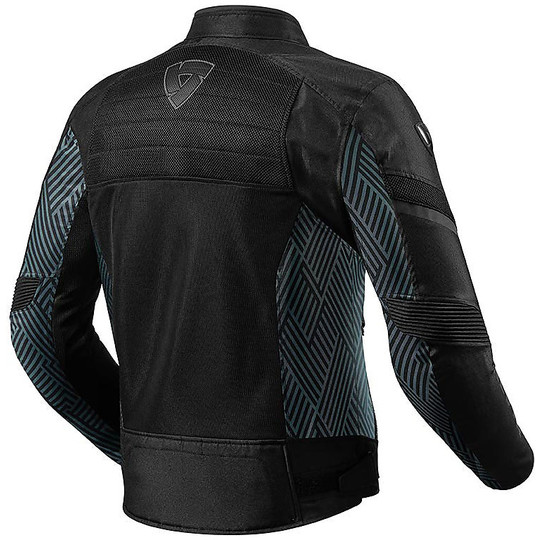 Rev'it ARC AIR Motorcycle Jacket In Perforated Fabric Black