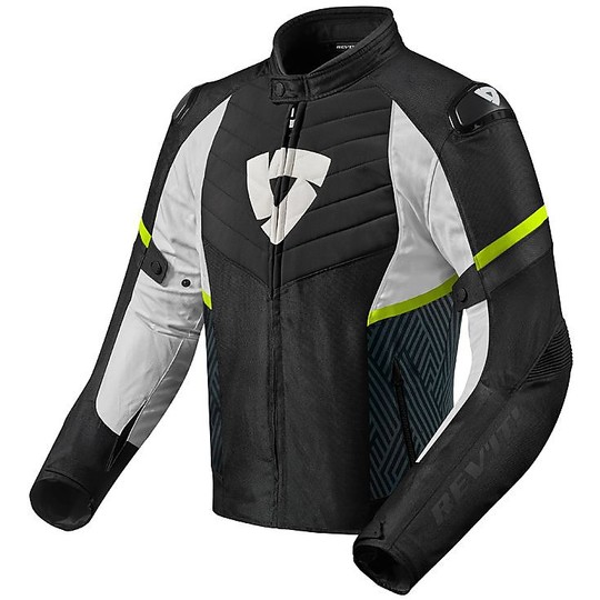 Rev'it ARC H2O Black Fluorescent Waterproof Motorcycle Jacket
