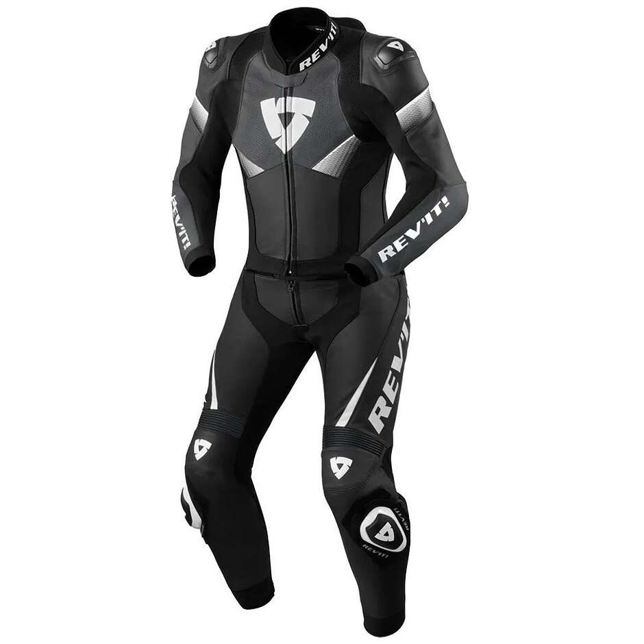 Rev'it ARGON 2 Divisible Motorcycle Suit Black White