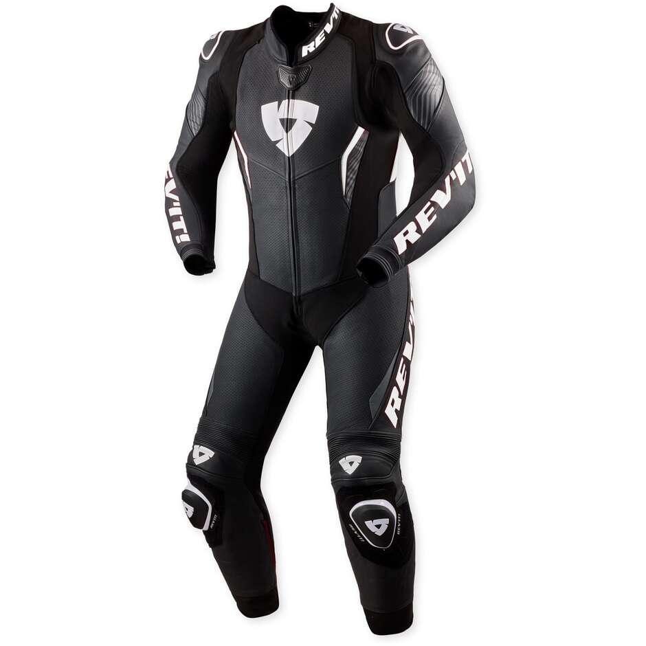 Rev'it Argon 3 One-Piece Motorcycle Suit Black White
