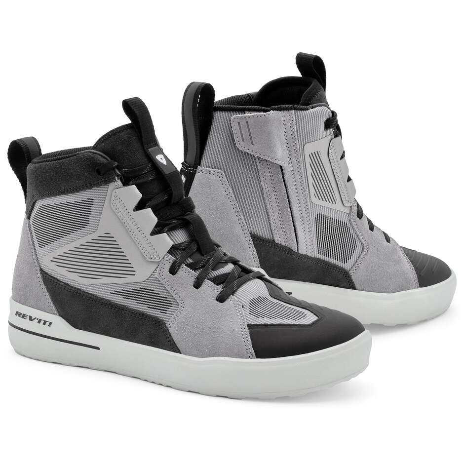 Rev'it Arrow 2 Air Motorcycle Shoes Grey White