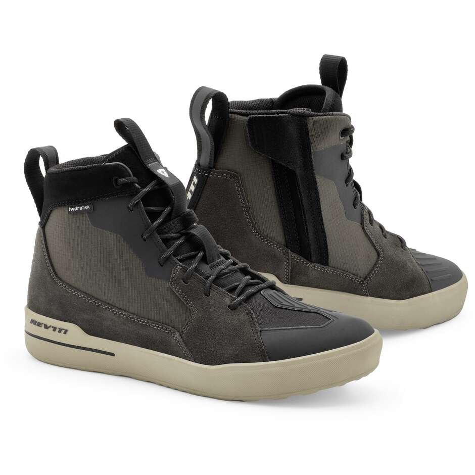 Rev'it Arrow 2 H2O Motorcycle Shoes Dark Green Brown