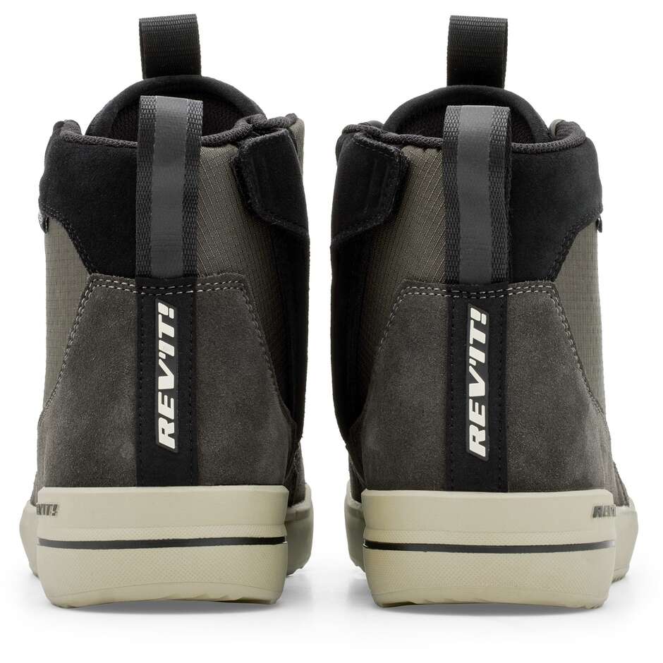Rev'it Arrow 2 H2O Motorcycle Shoes Dark Green Brown