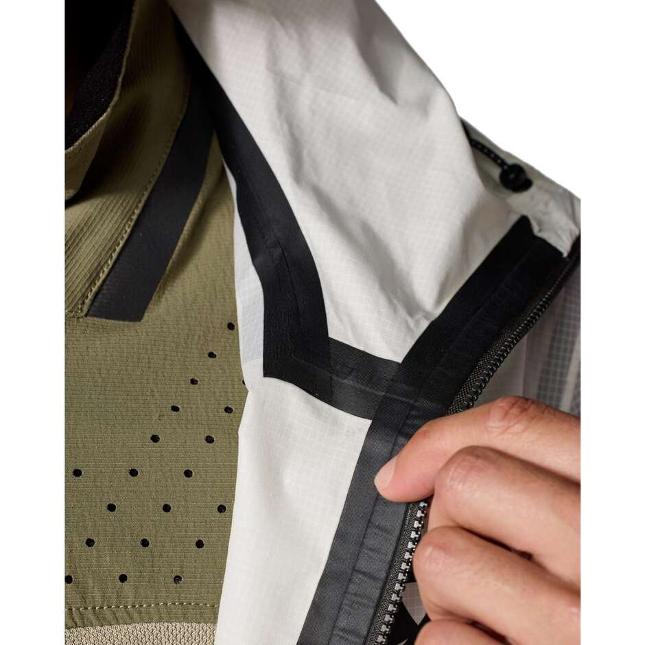 Rev'it Barrier 2 H2O Motorcycle Rain Jacket White