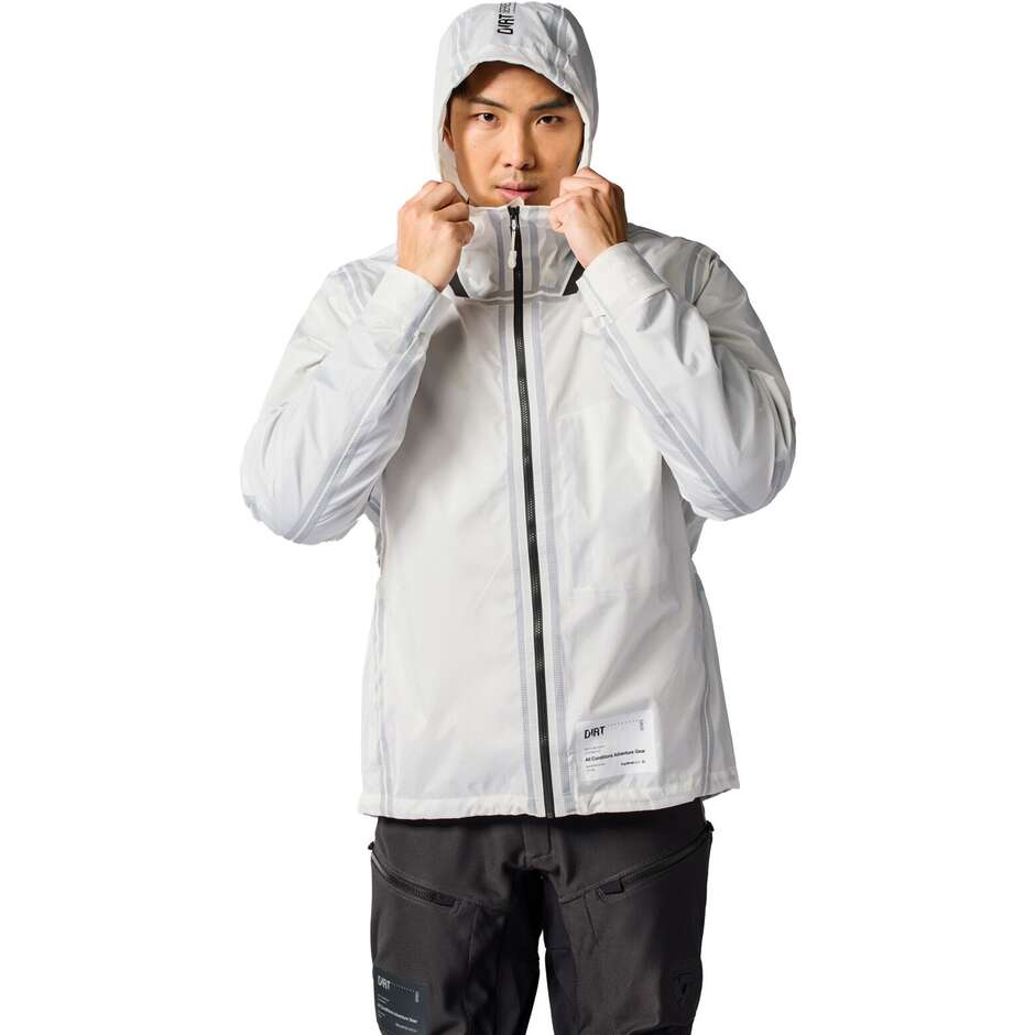 Rev'it Barrier 2 H2O Motorrad-Regenjacke Weiß