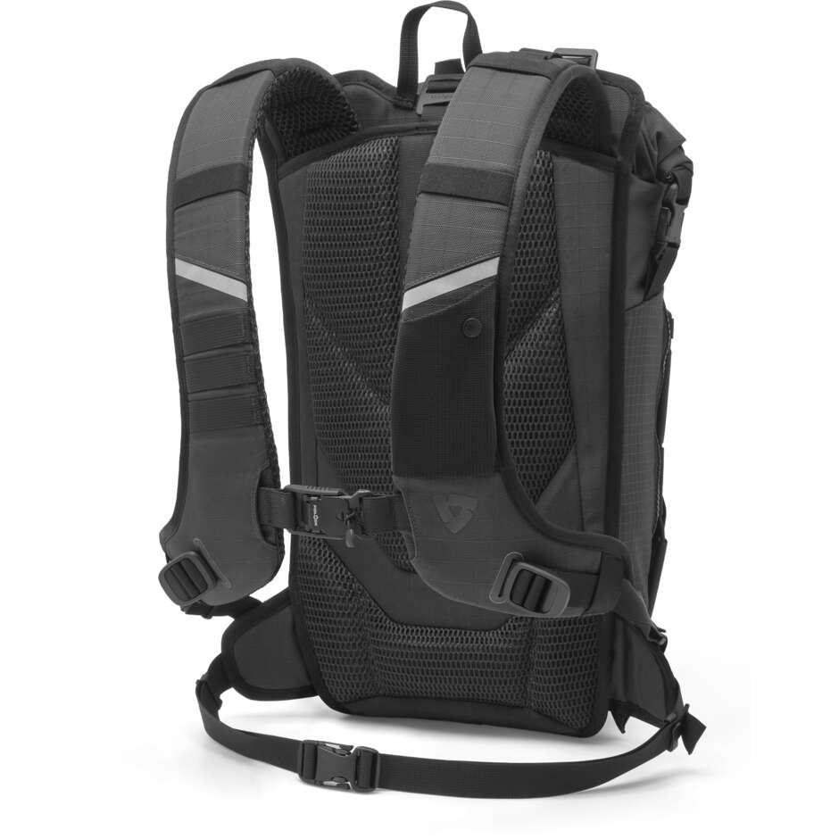 Rev'it Bauxite Motorcycle Backpack Grey Black