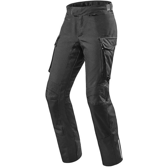 Rev'it Black Outback Fabric Trousers elongated