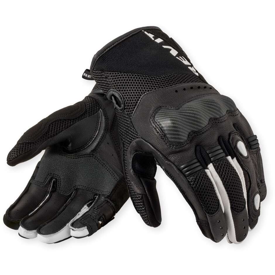 Rev'it Blaze Motorcycle Gloves Black White