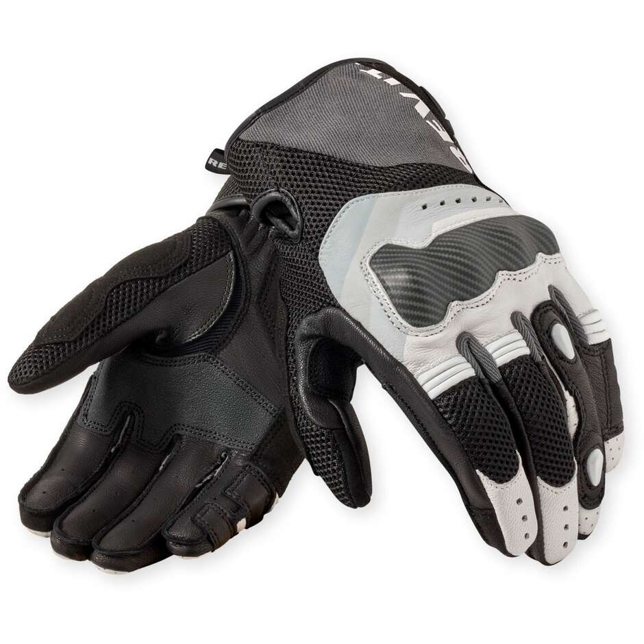 Rev'it Blaze Motorcycle Gloves Grey White