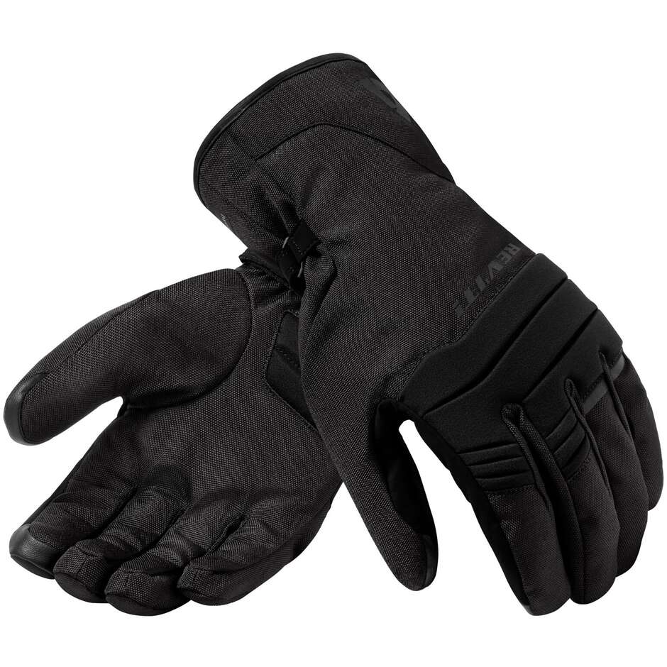 Rev'it Bornite H2O Winter Motorcycle Gloves Black