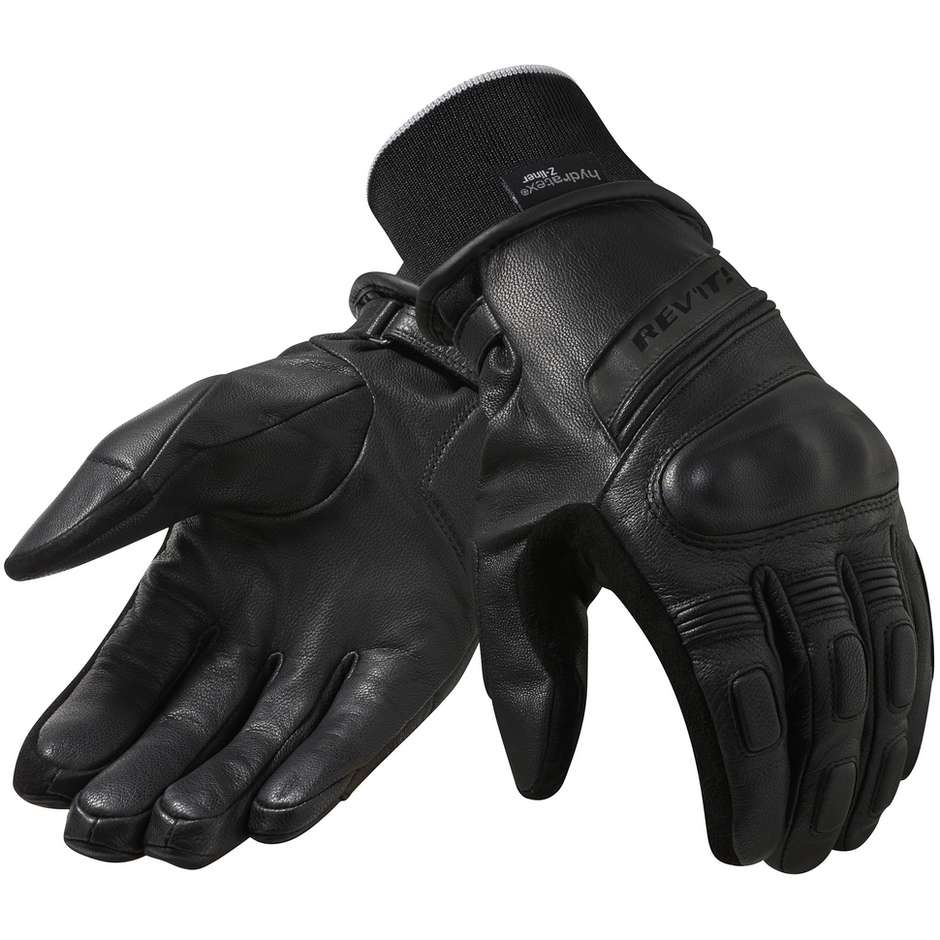 Rev'it Boxxer 2 H2O Waterproof Black Motorcycle Gloves
