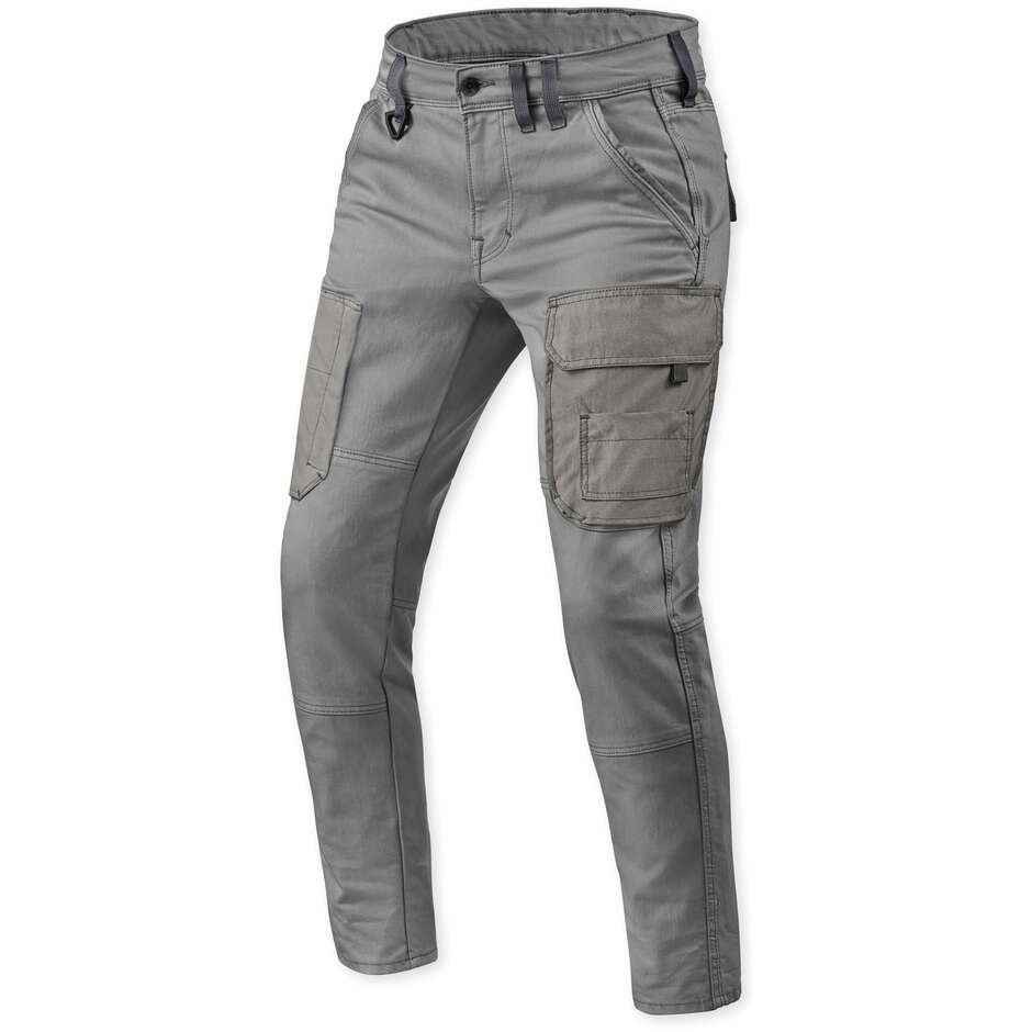 Rev'it Brant Slim Cargo Motorcycle Jeans Gray L34
