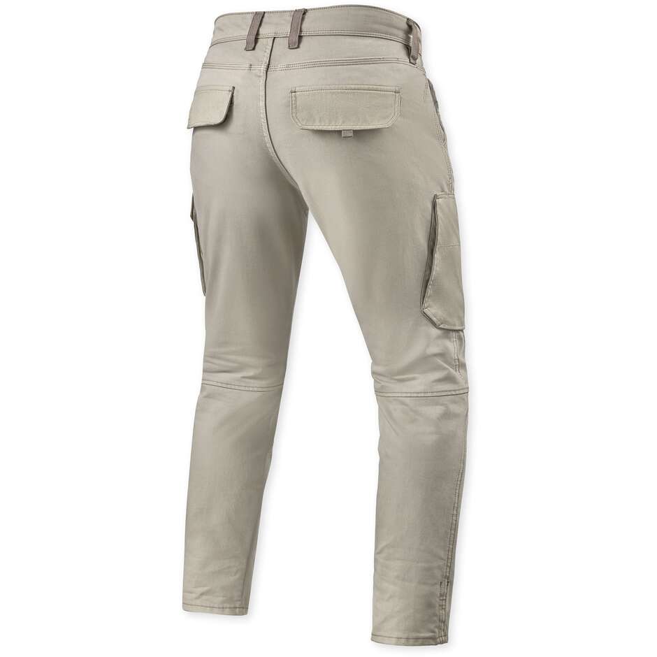 Rev'it Brant Slim Cargo Motorcycle Jeans Sand L32