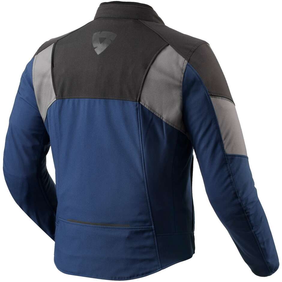 Rev'it CATALYST H2O Blue Black Motorcycle Fabric Jacket