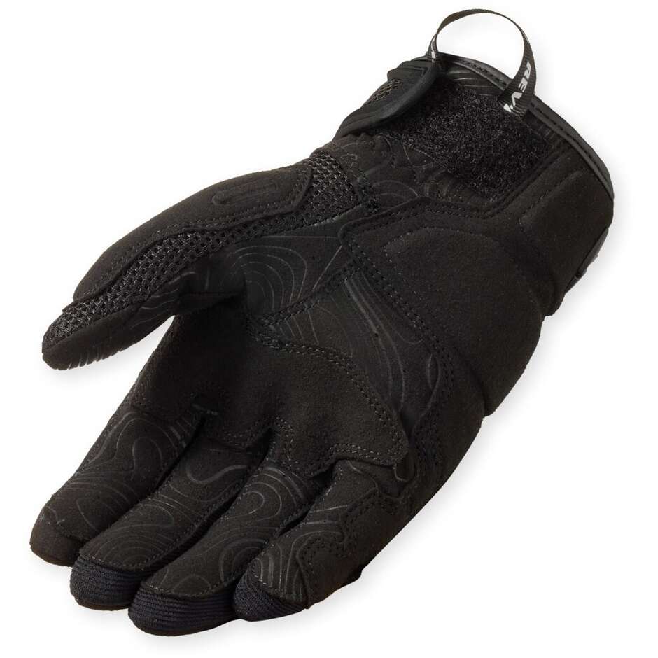 Rev'it Cavern Damen Motorradhandschuhe Schwarz