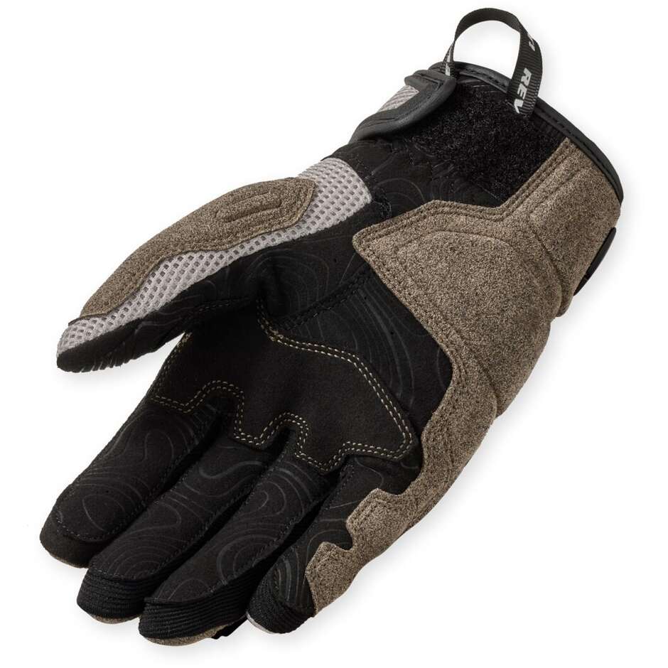 Rev'it Cavern Ladies Motorcycle Gloves Sand Black